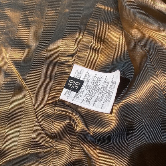 Massimo Dutti Wool Brown Plaid Blazer - Picture 8 of 16